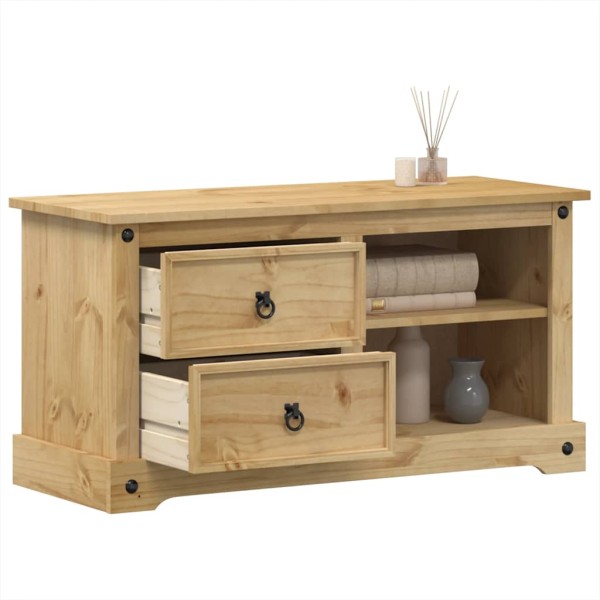 TV cabinet Corona, 100x40x52cm, solid pine