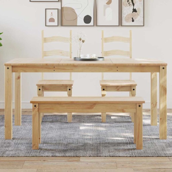 Dining table PANAMA, 160x80x75cm, solid pine wood