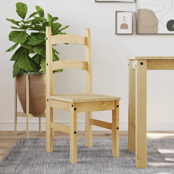 Dining chairs, 2 pcs., 40x46x99cm, solid pine wood