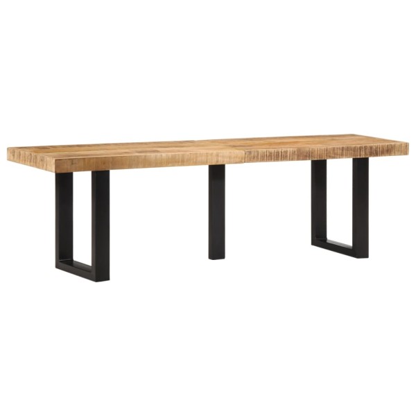 Bench, 160 cm, solid mango wood and steel