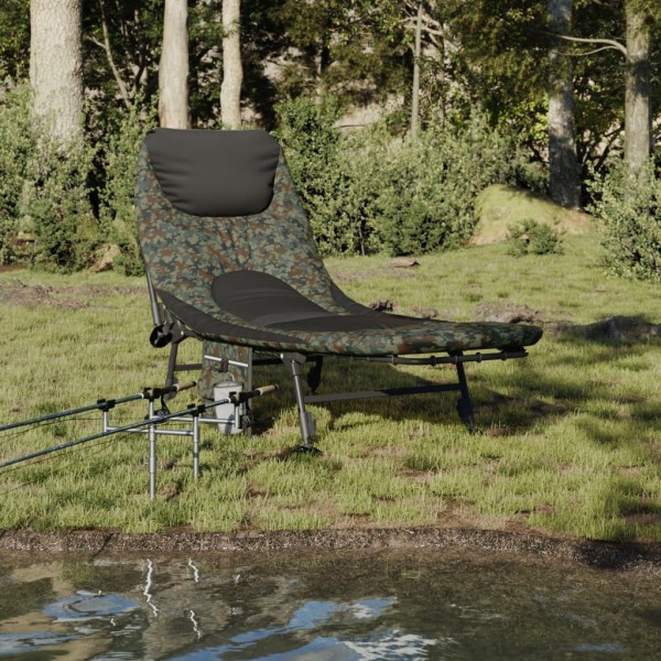 Fishing bed with anti-mud feet