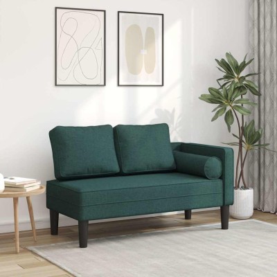 Lounger with cushions, dark...