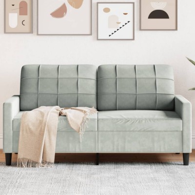 Double sofa, light gray,...