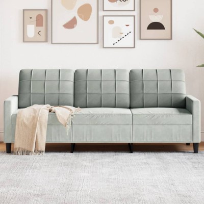 Three-seater sofa, light...