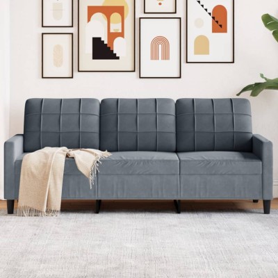 Three-seater sofa, dark...