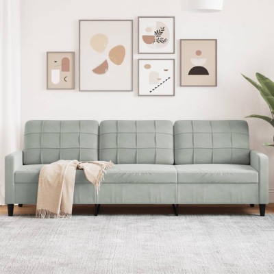 Three-seater sofa, light...