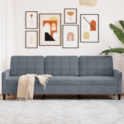Three-seater sofa, dark...