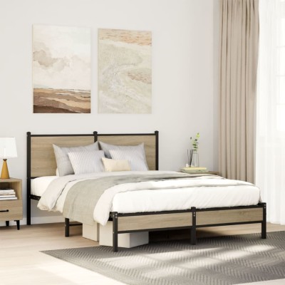 Bed frame without mattress,...