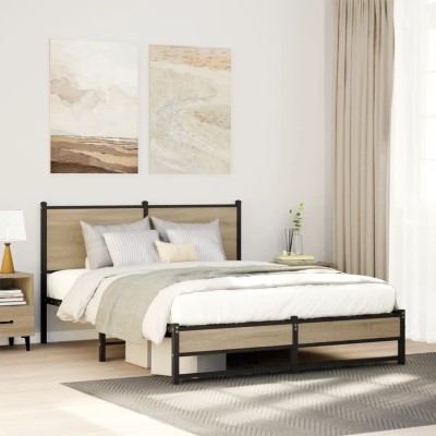 Bed frame without mattress,...