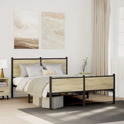 Bed frame without mattress,...