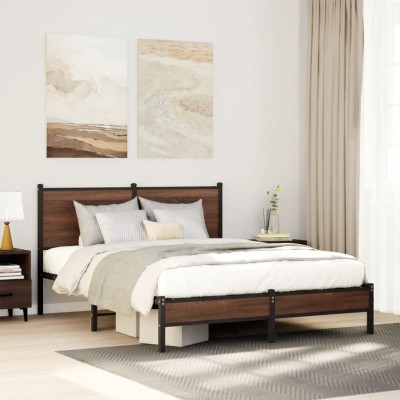 Bed frame without mattress,...