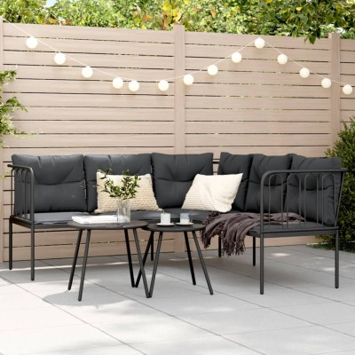 Garden sofa with cushions,...