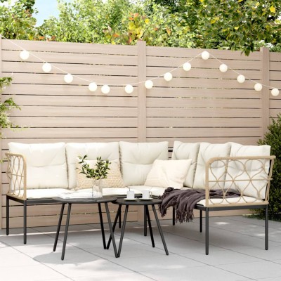 Garden sofa with cushions,...