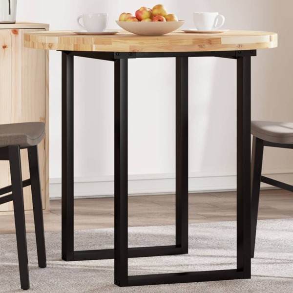 Table top, Ø80x4cm, solid acacia wood, circular