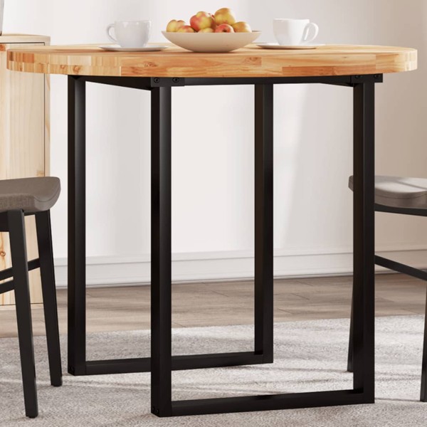 Table top, Ø90x4cm, solid acacia wood, circular