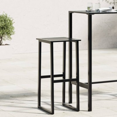 Bar stools, 2 pcs., black,...