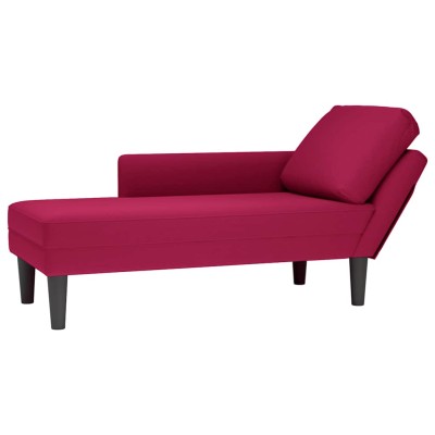 Lounger with pillow/armrest...
