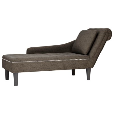 Lounger with pillow/armrest...