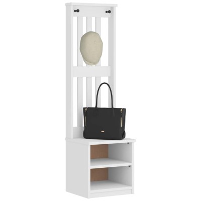 hall tree "SANDNES" white...