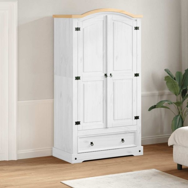 Wardrobe Corona, 102x52x186cm, solid pine wood