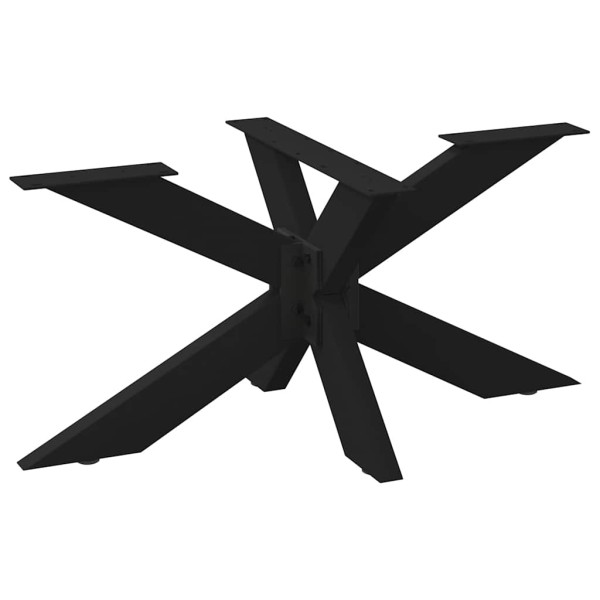 Coffee table leg, spider shape, black, 98x58x(42-43) cm, steel
