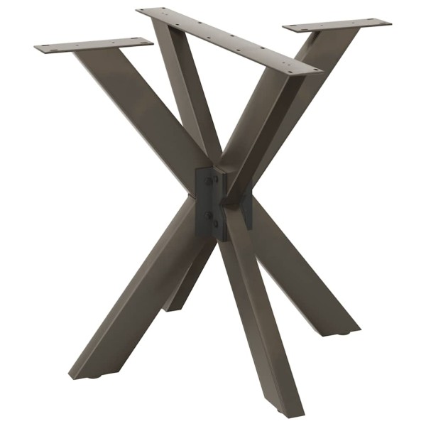 Dining table leg, spider shape, black, 85x85x(72-73) cm, steel