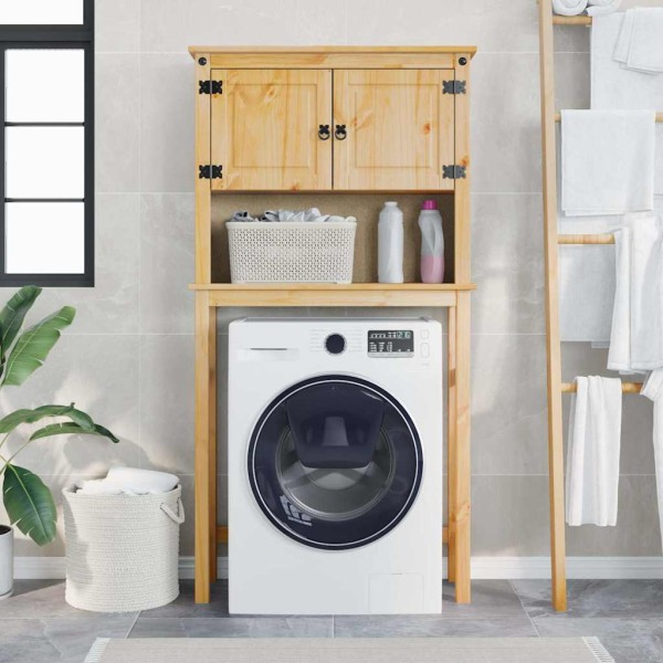 Bathroom washing machine cabinet Corona, solid pine