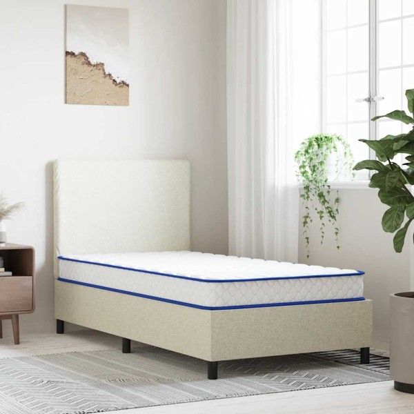 Memory mattress, white, 100x200x17cm, soft