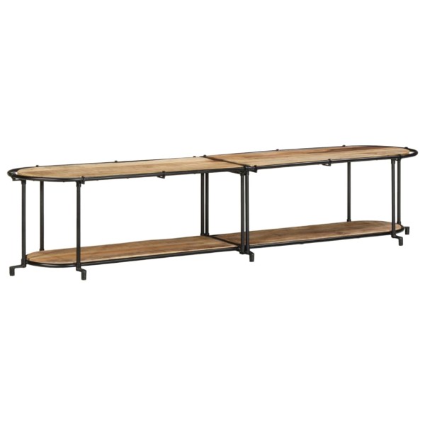 TV cabinet, 200x42x40cm, solid mango wood
