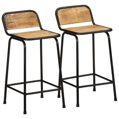 bar stools 2 pcs 46x35.5x80...
