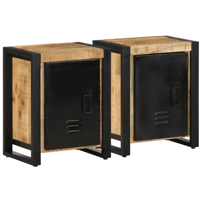 Bedside cabinets, 2 units,...