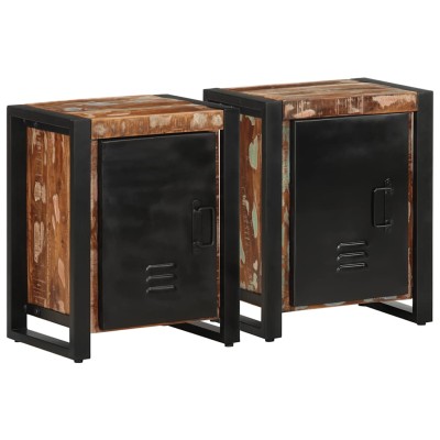 Bedside cabinets, 2 units,...