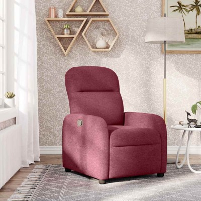 Reclining chair, red wine...