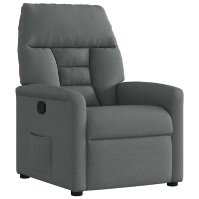 Reclining chair, dark gray,...