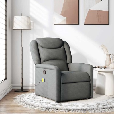 Reclining massage chair,...