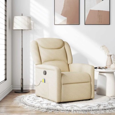Reclining massage chair,...