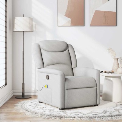 Reclining massage chair,...