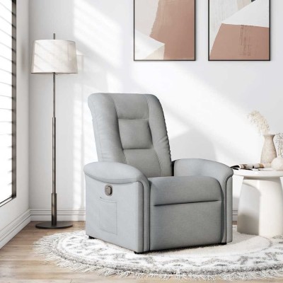 Reclining chair, light gray...