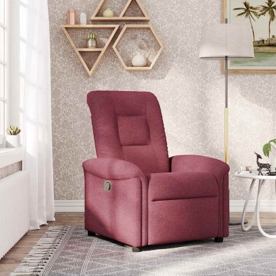 Reclining chair, red wine...