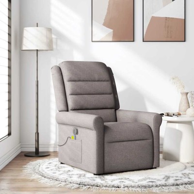 Reclining massage chair,...