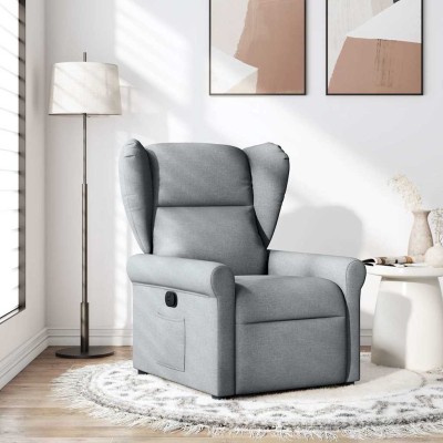 Reclining chair, light gray...