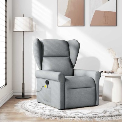 Reclining massage chair,...