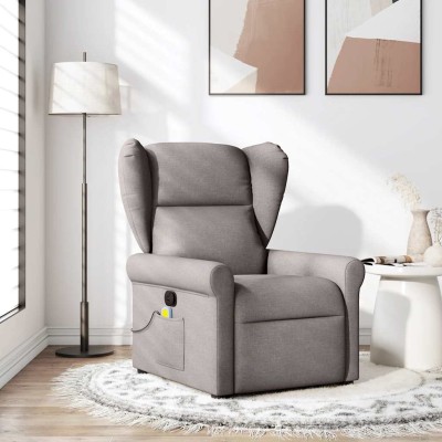 Reclining massage chair,...