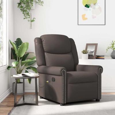 Massage chair, brown color,...