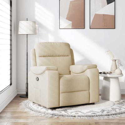 Reclining chair, cream...