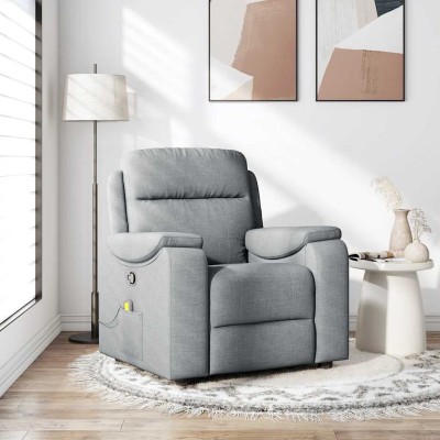 Reclining massage chair,...