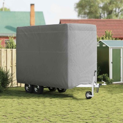 Horse trailer cover, grey,...