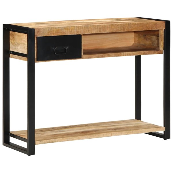 console table 100x35x75 cm Solid untreated wood Mango