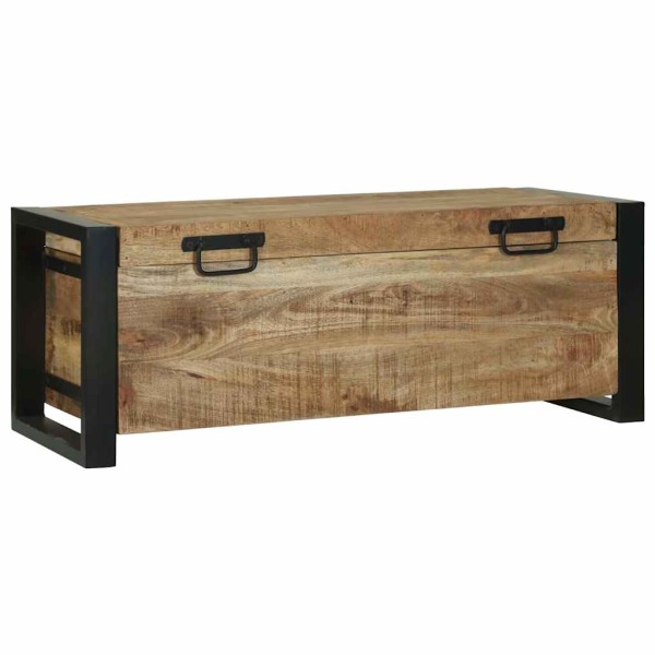 Storage boxes Brown 80 x 30 x 30 cm Solid mango wood