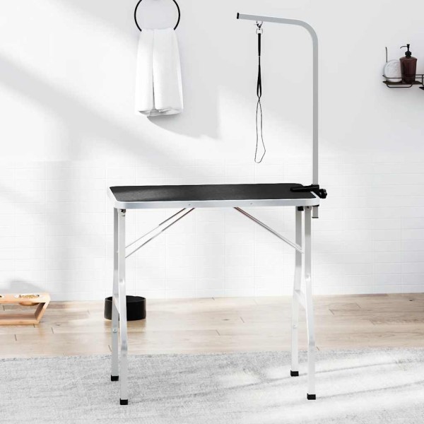 Adjustable dog, pet grooming table with 1 loop